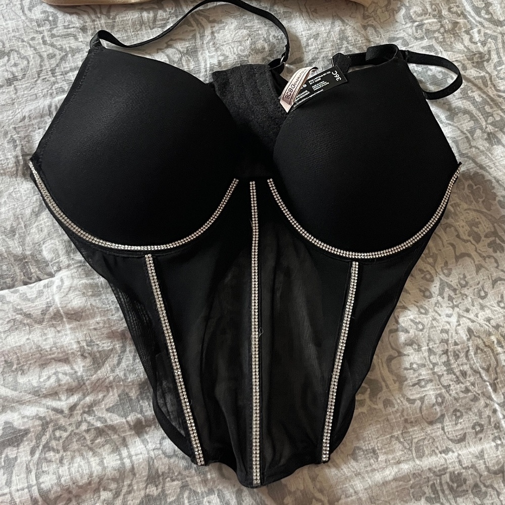 New BCBGen embellishment corset top